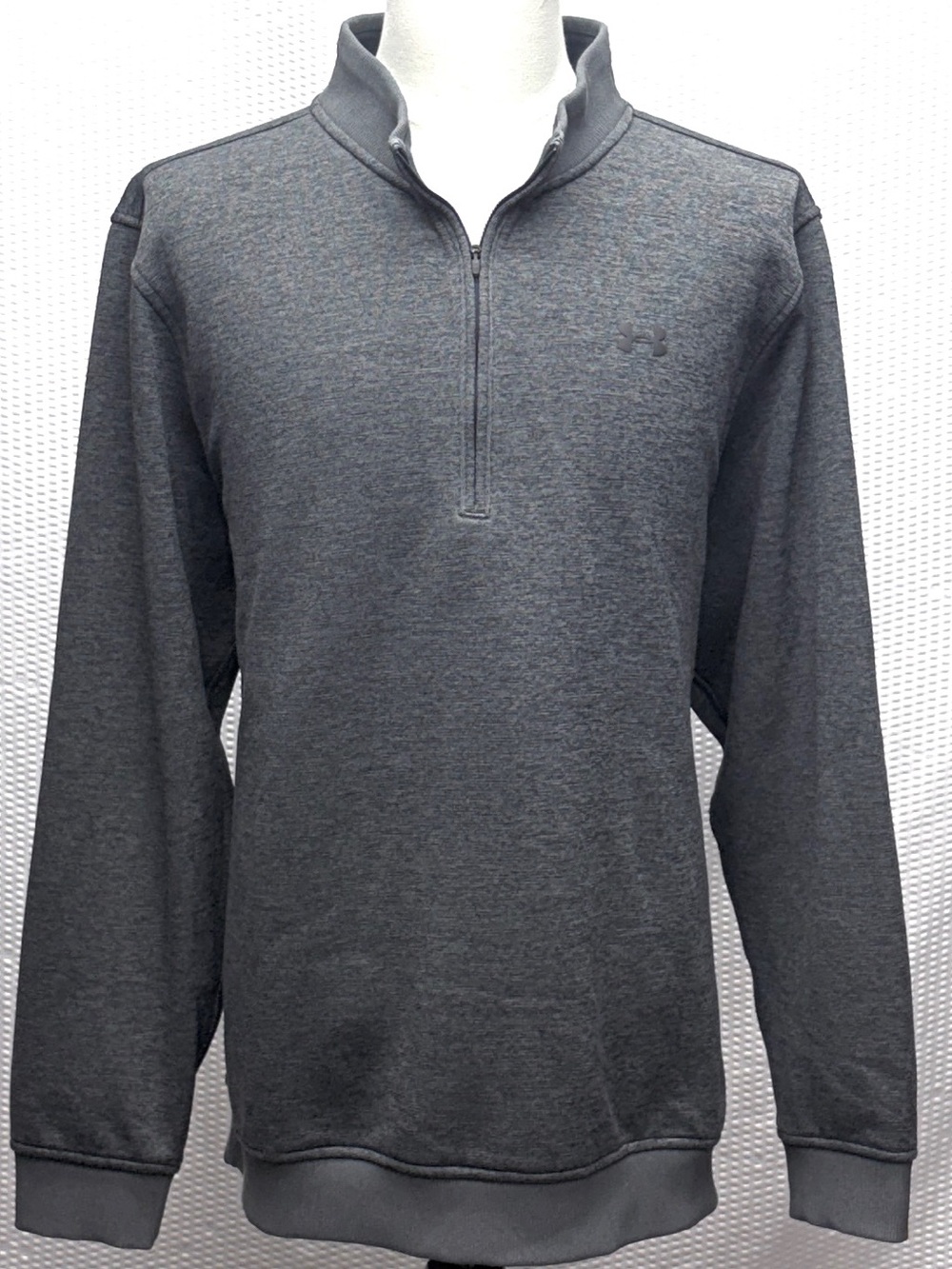 Under Armour ColdGear 1/4 Zip SweaterFleece Men’s 3XL Gray Loose Fit Performance